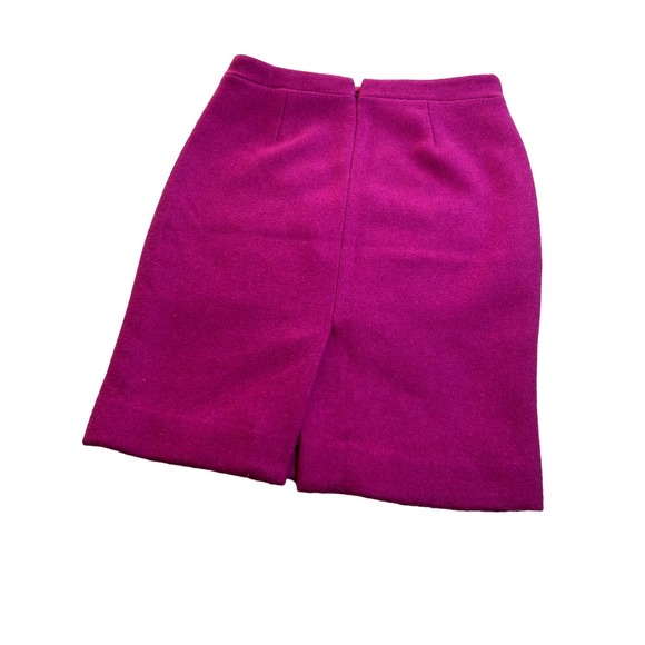 Preowned J Crew Wool Skirt- Pink - Size 4 - Picture 2 of 7